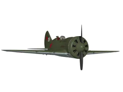 Polikarpov I-16 Rata Type18 3D model