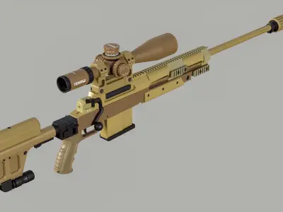 Haenel RS9 - G29 - Replice - LOW POLY Low-poly 3D model