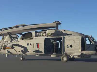 JMSDF SH-60K NEW Modeling 3D model