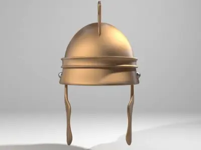 Ancient Combat Helmet - Roman Centurion 3D model