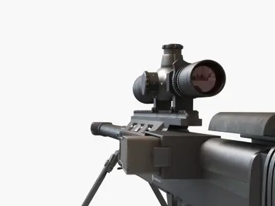 Steyr HS50-M1 Low-poly 3D model