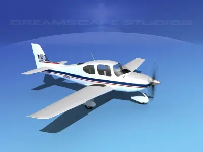 Cirrus SR22 Civil Air Patrol 3D model