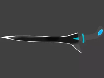 Keris-1 Low-poly 3D model