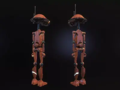 Pit Droid Star Wars  3D model