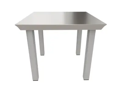 Outdoor Table Low-poly 3D model 15