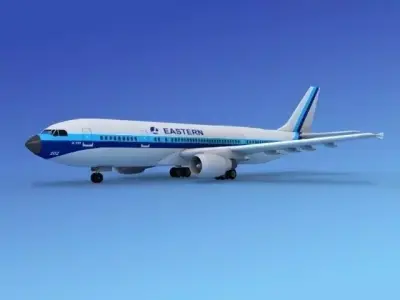 Airbus A300 Eastern 2 3D model