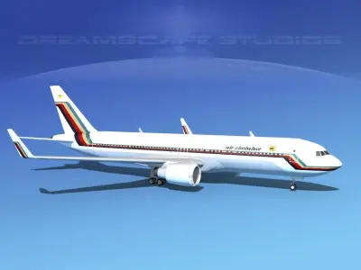 Boeing 767-300 Air Zimbabwe 3D model