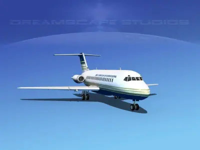 Douglas DC-9-15 Air Charter Intl 3D model