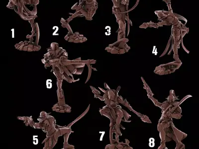 Kill Squad - The Silent Masque 3D print model