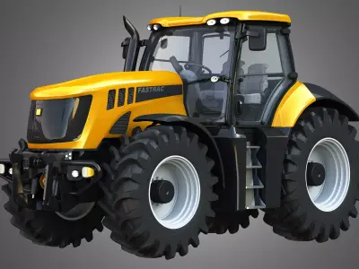 JCB Fastrac 8000 Tractor 3D model