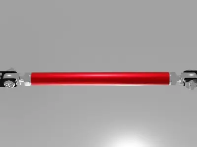 Generic car bumper strut or lip splitter rod Free 3D model