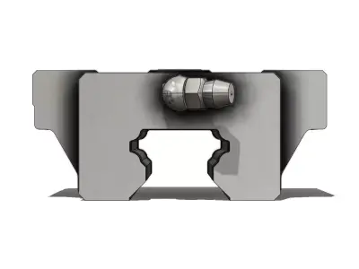 Carro Guia Linear Hiwin HGW 25 CC Linear Guide Car 3D model