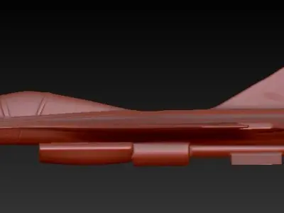 F16 aircraft 3D print model