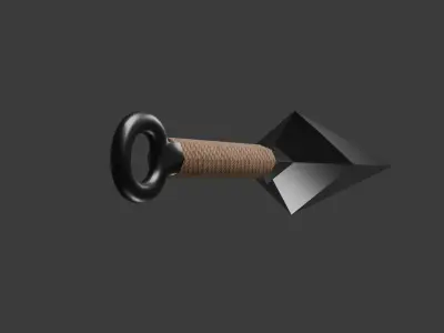 Kunai Simple Model Free low-poly 3D model