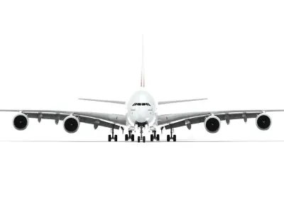 Airbus A380 Fly Emirates - Element 3D 3D model