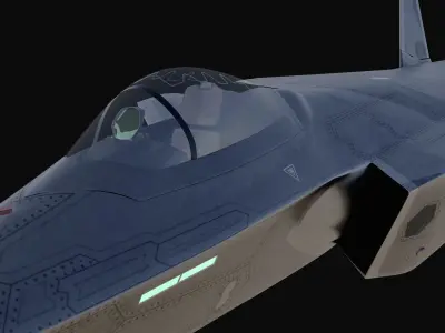 ChengDU J20 Fighter 3D model