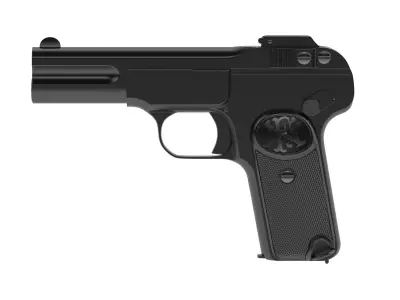 FN M1900 Pistol 3D model