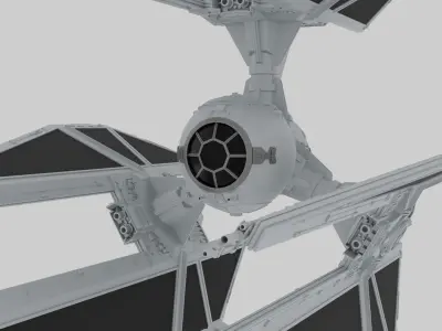 TIE Defender 3D model
