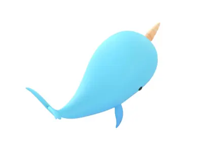 Character272 Narwhal 3D model