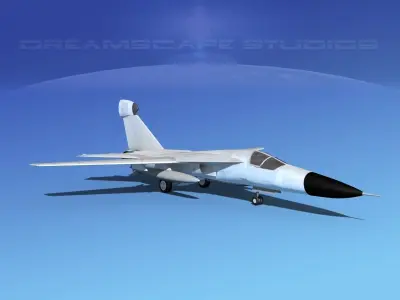 General Dynamics EF-111 Raven Bare Metal 3D model