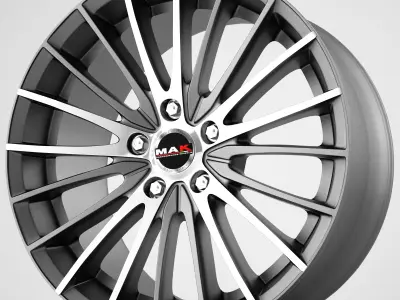 Mak Venti and Zenith Rims 3D model