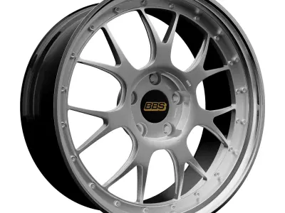 BBS LM-R Low-poly 3D model