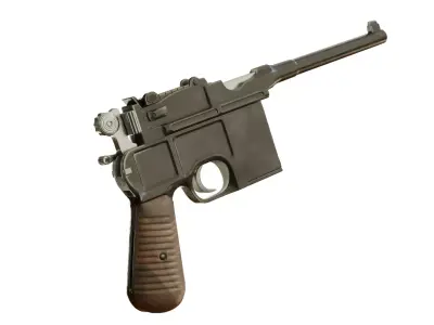 Mauser C96 3D model get