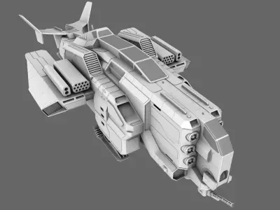 Hornet Fighter Interceptor 3D model
