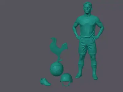 Korean GOAT Heung min Son Collectible Sculpture 3D print model