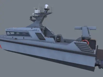 Inshore Patrol Vessel UAE 3D model