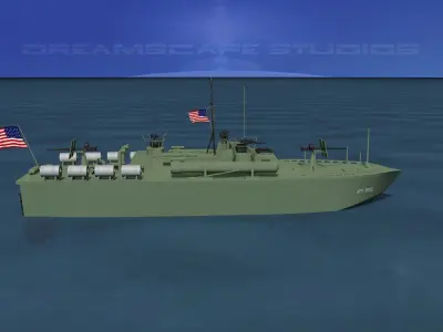 Elco PT Boat PT-195 3D model
