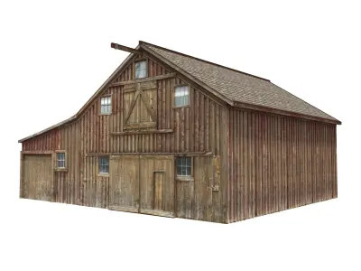 Wild West Pack Low-poly 3D model