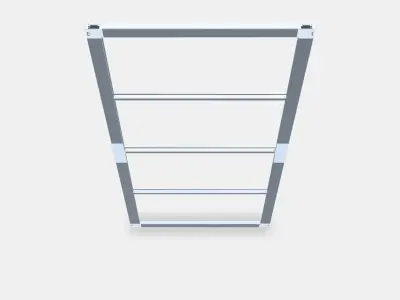 SKYTTA Sliding door frame 4 Low-poly 3D model