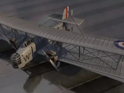 Boulton Paul Overstrand 3D model