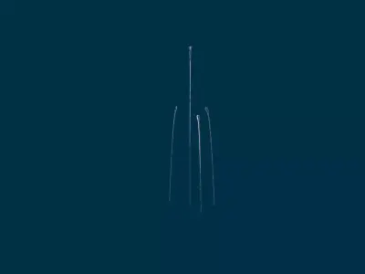 Realistic Water Jet Loop Animation 9 3D model