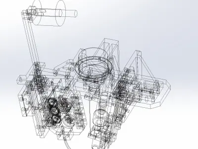 Soldering welding mechanism 3D model