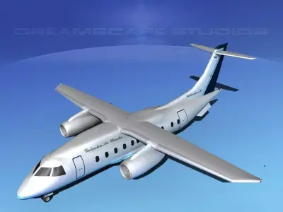 Dornier 328Jet Galveston Air 3D model