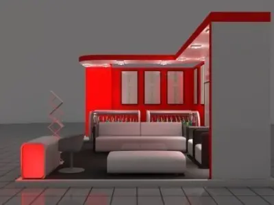 Advertisement Stall 1 3D model