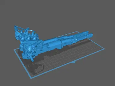 Blitztrager auf E 220 SCALE 1-35 3D print model