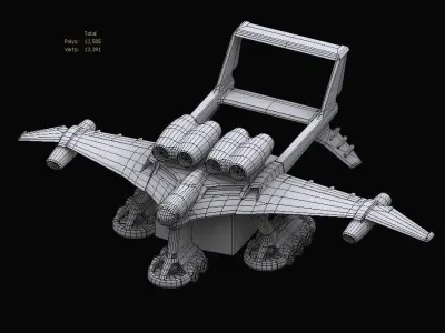 Gundam EF Medea model 3D model