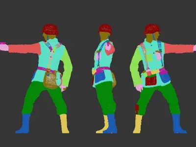 German soldiers 3D print model