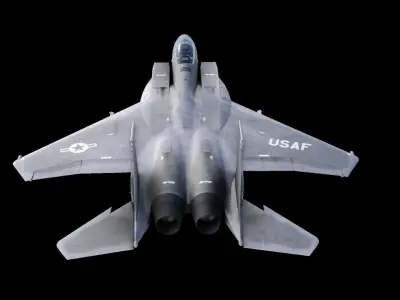 McDonnell Douglas F-15 Eagle Low-poly 3D model