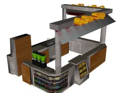 Coffee Shop Free 3D model