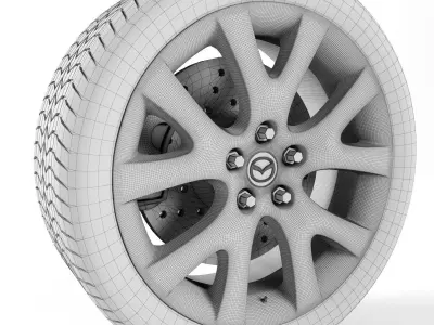 Mazda Cx-7 Wheel 3D model