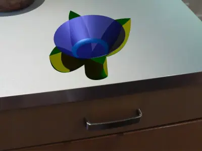 floating ashtray Free 3D model