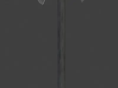 Simple Axe Low-poly 3D model