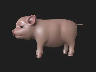PIGS-001 Pig 3D model