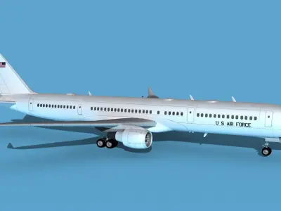 Boeing C-32B US Air Force V02 3D model