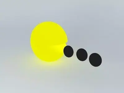 Pacman circle Free 3D model