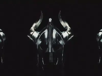 Helmet 3D model and printable model 3D model
